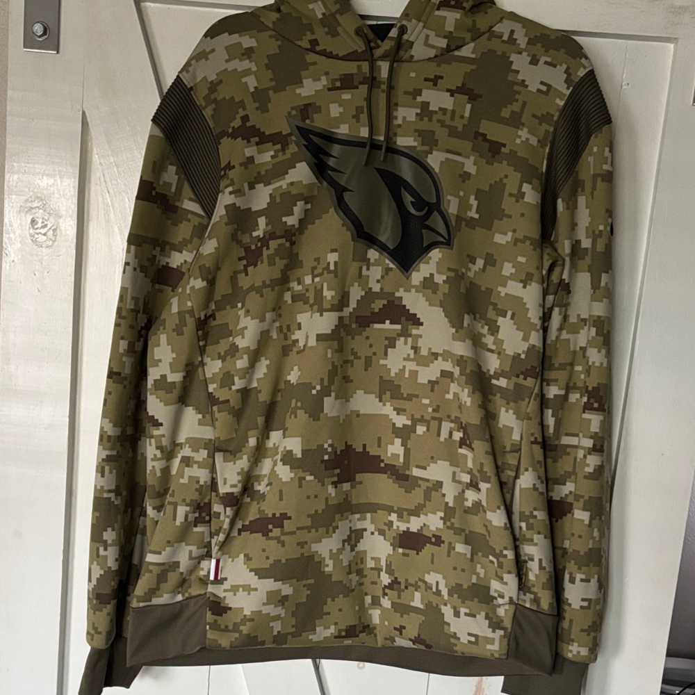 Camouflage Hoodie with Bird Logo